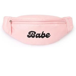 Babe Belt Bag Light Pink Waist Bag fanny pack Like new